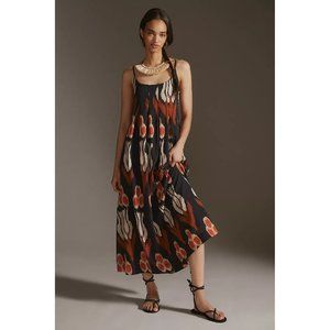 NWT Anthropologie Nikki Pleated Maxi Dress Size SP
